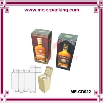 China Paper wine folding box/Elegant design wine gift box ME-CD022 for sale