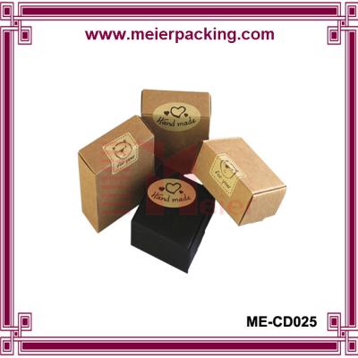 China Recycle custom folding kraft paper soap box ME-CD025 for sale