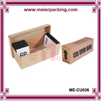 China Rigid Corrugated Paper Box for CD/DVD Storage Packaging ME-CU036 for sale