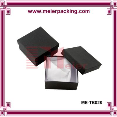 China Art Paper Material Luxury Paper Belt Box/Black Matte Scarf Packaging Box/Suit Tie Paper Box  ME-TB028 for sale