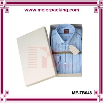 China White matte varnishing t-shirt/clothings/apparel paper packaging box, T'shirt paper gift box  ME-TB048 for sale