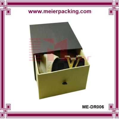 China Drawer Paper Box for Leather Belt/gift packaging slide drawer boxes/ Slide Drawer Clothing Box ME-DR006 for sale