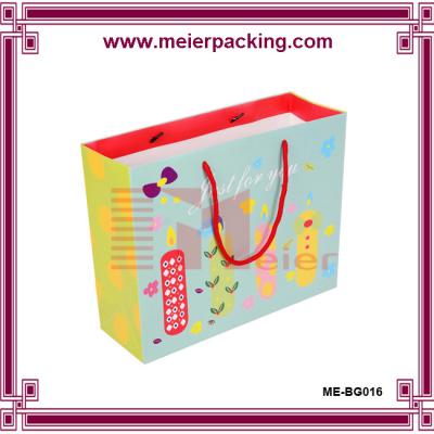 China Cute Party Paper Bag/Cartoon gift paper bag/Custom Paper Gift Bags for Child Toy  ME-BG016 for sale