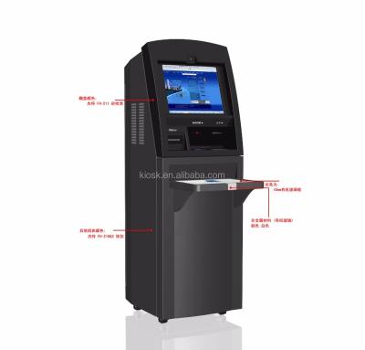 China Self Service OEM/ODM Self Service Touch Screen Financial Financial Kiosk With Ticketing for sale