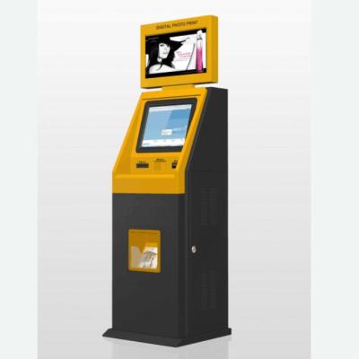 China Anti-vandal Mall Design Dual Touch Screen Payment Kiosk With Printer for sale