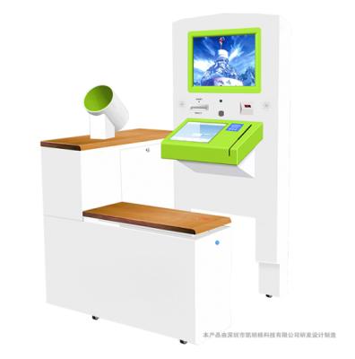 China Dual-screen touch screen healthcare blood pressure and BMI check kiosk KMY8202F for sale