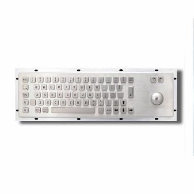 China Industrial Kiosk (KMY299B-2) Computer Metal Keyboard With Trackball for sale