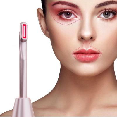 China Wrinkle Remover 2021 EMS Facial Wand Circle Remover Electric Eye Massage Pen LED Magnetic Beauty Fill Stick for sale