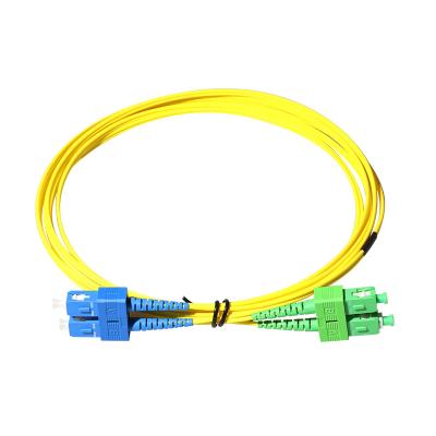 China Lc-Sc betreiben der Faser Jumper Patch Cords 1m mit ISO9001 Certifaction zu verkaufen