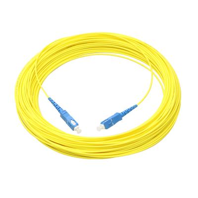 China SC UPC de FTTH Jumper Asamblea de cable de fibra al solo modo del SC UPC en venta