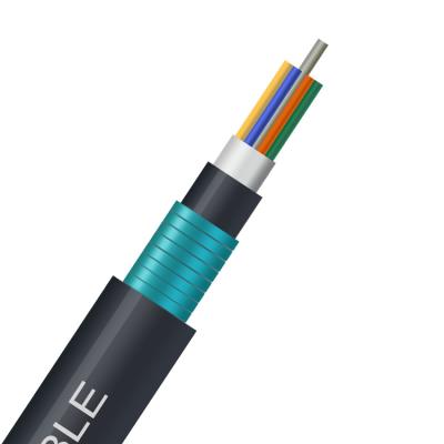 China High Quality Under GR 24 48 96 144 Cores G652d Fibre Optique Cable GYFTY53 for sale