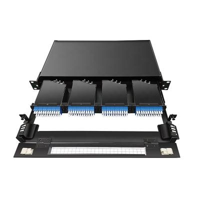 China Customized MPO Patch Panel 48 Fiber 96 Fiber 1U 19' Rack Mount for sale