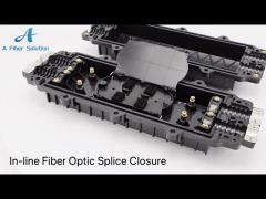 48 Core 96 Core Mini Optical Fiber Joint Closure With 2 Inlet 2 Outlet