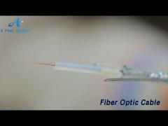 Single Mode Fiber Optic Cable 250µm 2 - 24 Cores GYXTW Armoured Outdoor