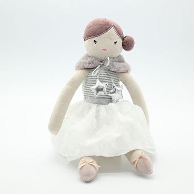 China Plush Little Dressed Princess Baby Shower Gift Soft Toys Girl Stuffed Toy Fairy Plush Doll Toys for sale