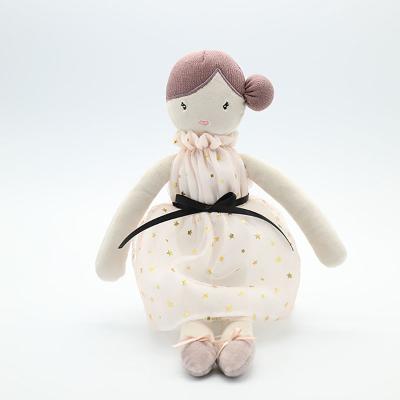 China Plush Little Dressed Up Princess Girl Baby Shower Gifts Soft Girl Fairy Rag Doll for sale