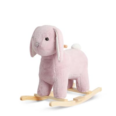 China Ride On Toy Ready To Board Baby Kids Toys Plush Rocking Horse Rabbit Animals Ride On Seesaw for sale