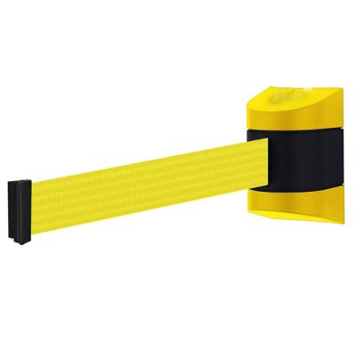 China Stainless Steel 10 Meters Wall Mount Plastic Cassette With Yellow Belt for sale