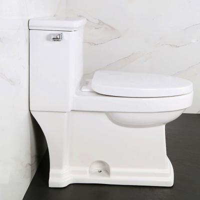 China Dual-Flush HILITE  Sanitary Ware Ceramic Modern Washing Room Commode Toilets  Africa Nigeria WC Elongated P S-trap Water Saving for sale