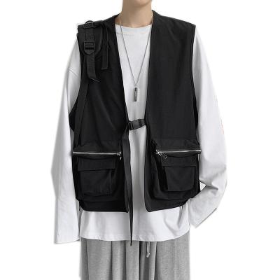 China Viable Men's Korean Style 2021 Men's Vests; Fashion Men's Vest Summer Slim Sleeveless Outerwear Coat Casual Vests Vests for sale