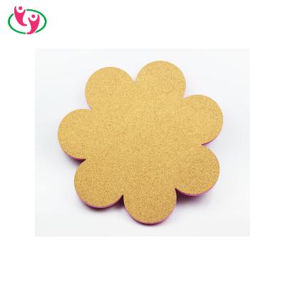 China Whole Message Board Marketing Fancy Customized Flower Shape EVA Cork Notice Board for sale