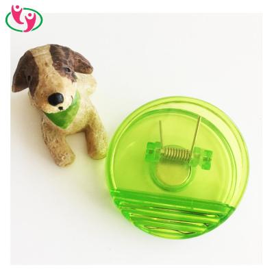 China Promotional Gift Quality Plastic Round Shape Magnetic Clip With Customer's Logo Printing for sale