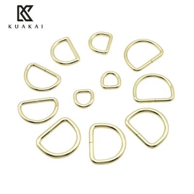 China Fashion Style Metal Handbag D Ring Accessories Iron Material Luxury Metal Belt Buckle Ring Holder Bag Decoration Custom Size 4.8 for sale