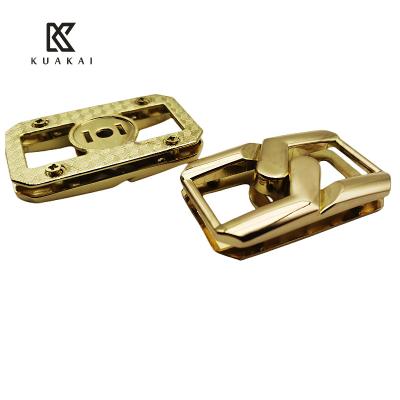 China Custom Magnetic Metal Factory Suction Lock Bag Metal Purse Case Hardware Accessories Shoes Decorative Buckle L1006 for sale