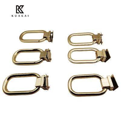 China High Quality Wholesale Fashion Metal Bag Accessories Metal Bag Parts Handle Handbag Handle For Hardware Bag Accessories F7003 for sale