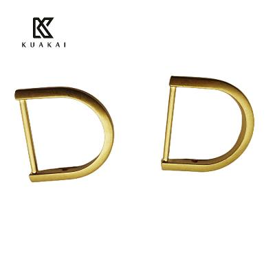 China New Product Metal Buckle Bag Hardware K Gold Big D Metal Accessories B3010 for sale