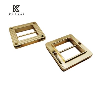 China Custom Metal Factory Bag Accessories Combine Rectangular Bag Buckle Bag Metal Buckle Belt B3012 for sale