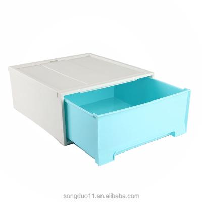 China Good Quality Mini Cheap Plastic Sustainable Stackable Removable Storage Drawers For Clothes And Kids for sale