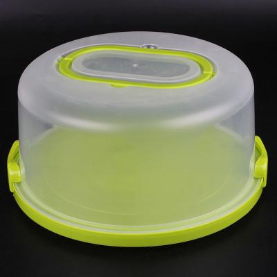 China Disposable Clear Plastic Cake Box / Saver With Cover / Reusable Cake Boxes Food Basket for sale