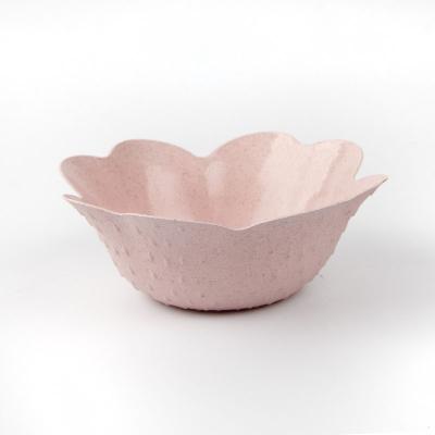 China Sustainable Factory Sale Wheat Straw Mixing Bowl Plastic Salad Bowl Eco - Friendly for sale