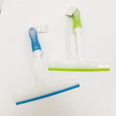 China Viable Window Handle Bathroom Shower Squeegee Car Mirror Squeegee Plastic Squeegee Remover for sale