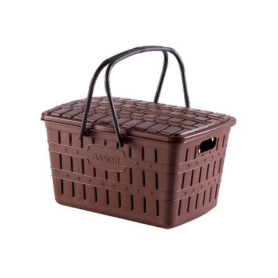 China New household product plastic mold product mold headed pot bamboo raddan stool europe style flower basket violetta braided tray for sale