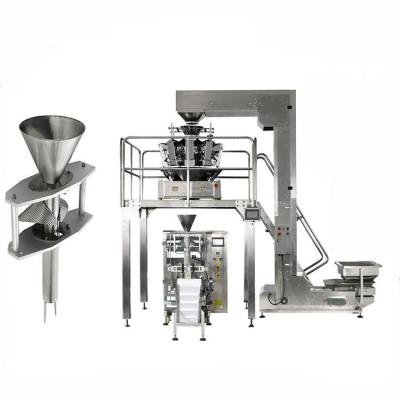 China VFFS 14 Heads Weigher 5000g Puffed Food Packing Machine for sale