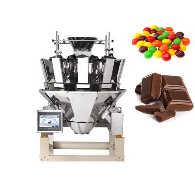 Chine Sucrerie Sugar Weighing Automatic Multihead Weigher 50g 100g à vendre