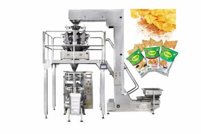 China Chips Snack Food Pillow Bag  VFFS Packing Machine 60bags/Min for sale