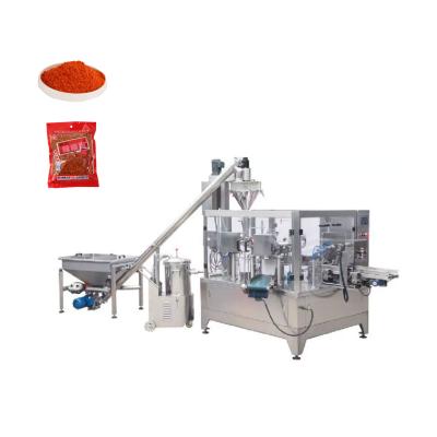 China Premade Pouch Spice Flour Milk Powder Packing Machine Auto Sealing for sale