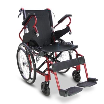 China Light Weight / High Quality Lightweight Folding /Durable Travel Folding Wheelchair Manufacturers for sale