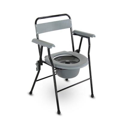 China Lightweight Health Care Foldable Bath Stool Toilet Commode Chair for sale