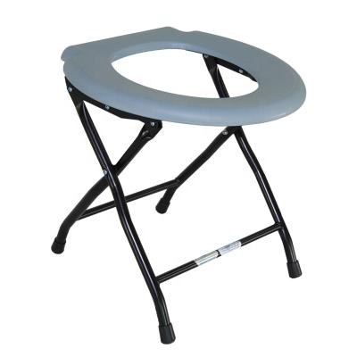 China Cheapest Portable Disabled Toilet Seat Folding Up Chair Commode Toilet For Indian / Bangladesh for sale