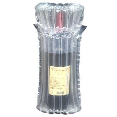 China PE air column inflatable bag for red wine bottle for sale