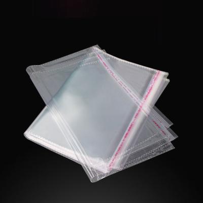 China Recyclable clear or custom printed self adhesive opp cellophane bag for sale