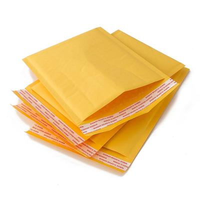 China Gift & Yellow Craft Kraft Paper Mailer Bag Messenger Envelopes Bubble Bag for sale