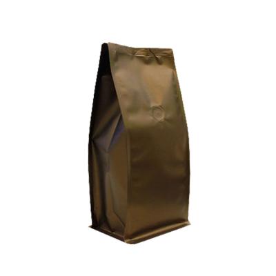 China Snack Coffee Moisture Proof Flat Bottom Foil Bag for sale