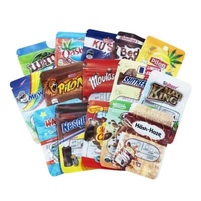 China Recycled Materials 100/pack In Stock FOOD & Beverage Candy Bag Color Ziplock Bag 1g for sale