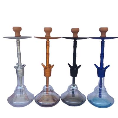 China New Design Unique High Quality Wooden Shisha Hookah Zinc Alloy Shisha for sale