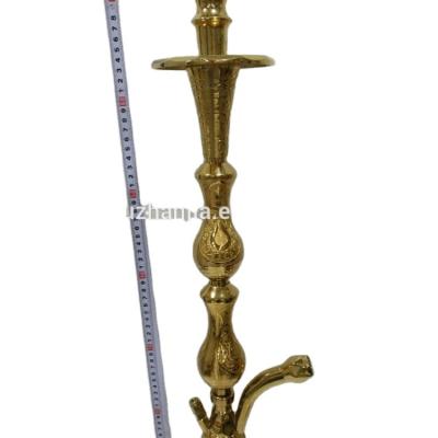 China New Design Gold Unique High Quality Zinc Alloy Hookah Shisha Brass Hookah Shisha for sale